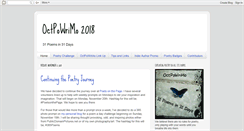 Desktop Screenshot of octpowrimo.com